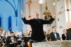 Anniversary concert by Rihards Dubra. State Choir Latvija and Māris Sirmais.